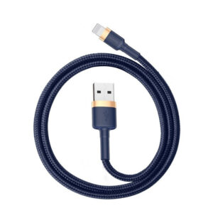 Baseus Καλώδιο Lightning Cafule 1.5A 2m (Σκούρο Μπλε/Χρυσό)