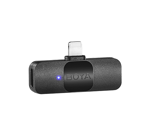BOYA BY-V2 Wireless 2-person Lavalier Microphone for iPhone iPad Mini Lapel Lightning connection - Image 4