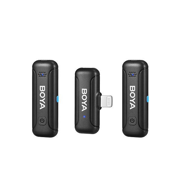 BOYA BY-WM3T-D2 2,4GHz Mobile wireless mic For IOS iPhone (2 transmitters, two person vlog) & charg. - Image 4