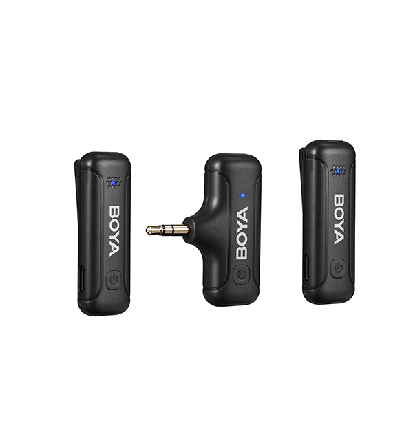 BOYA BY-WM3T-M2 2,4GHz Mobile wireless mic For Camera 3.5Jack (2 transmitters, two person vlog) - Image 4