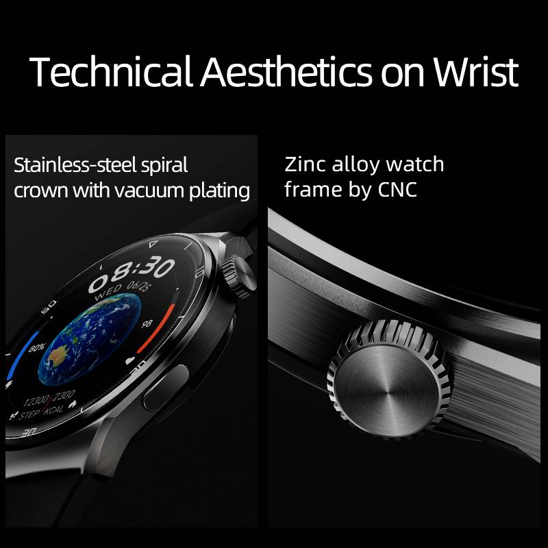 QCY Watch GT2 S3 Gray - 1,43" HD AMOLED touch 466x466 60Hz Always On Call BT Smart Watch IPX8 14day - Image 5