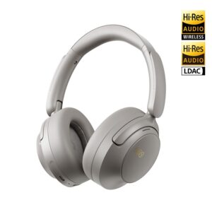 QCY H3S Headset Grey - Type-C & Bluetooth 6.0 ANC iOS/Android Call Noise Cancelling Headphones 102h