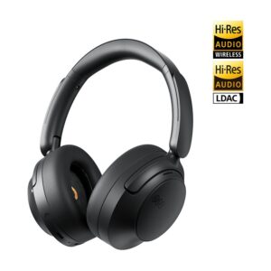 QCY H3S Headset Black - Type-C & Bluetooth 6.0 ANC iOS/Android Call Noise Cancelling Headphones 102h