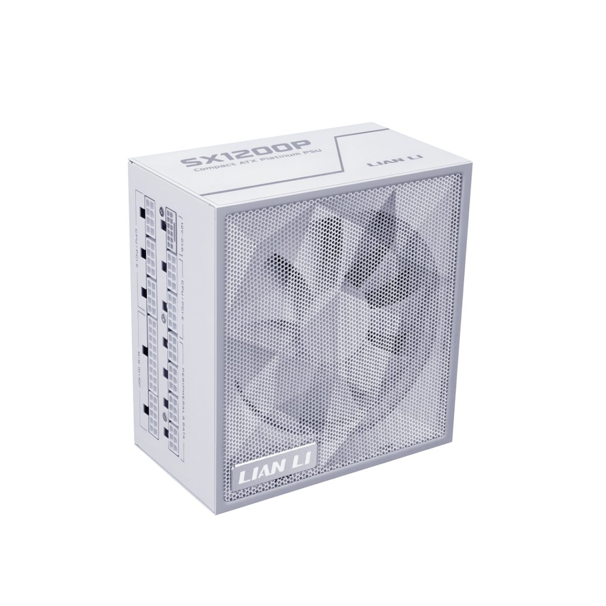 Lian Li SX 1200P White - PLATINUM 1200W - ATX 3.1 - 12V-2x6 - Japanese Capacitor - 10 Years Warranty