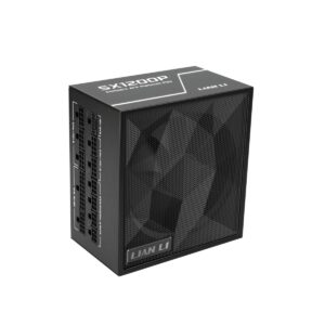 Lian Li SX 1200P Black - PLATINUM 1200W - ATX 3.1 - 12V-2x6 - Japanese Capacitor - 10 Years Warranty