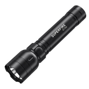 Φακός Superfire GTS6 – 360 lm, USB-C, 7W, 5 λειτουργίες, 150 μ.