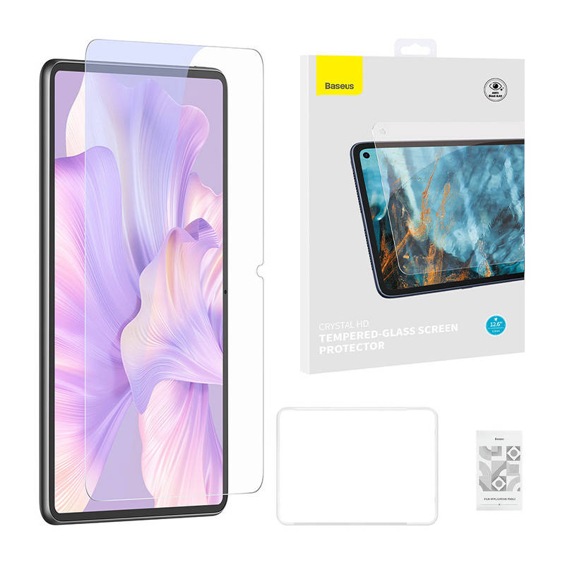 Baseus Προστατευτικό Οθόνης Crystal Tempered Glass 0.3mm για Tablet Huawei MatePad Pro 12.6" (Διαφανές)