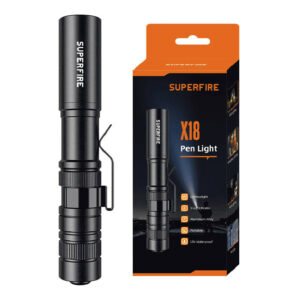 Φακός Superfire X18 – 55 lm, 5W, 5 λειτουργίες, 38 μ.