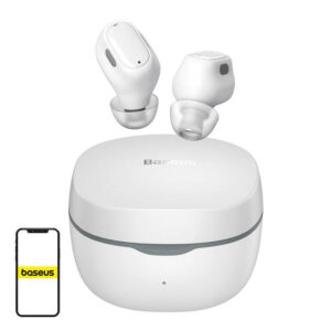 Baseus Ασύρματα Ακουστικά TWS Bowie WM01 (Λευκό)
