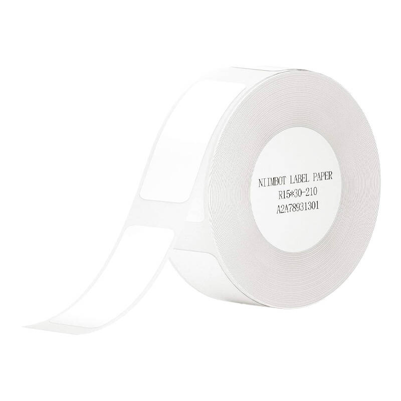 Niimbot Αυτοκόλλητες Θερμικές Ετικέτες T 15x30mm, 195τμχ (Λευκό)