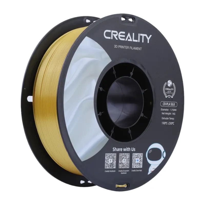 CR-Silk PLA Filament Creality (Gold) - Image 2