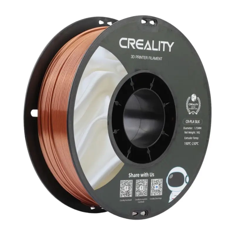 CR-Silk PLA Filament Creality (Red Copper) - Image 2