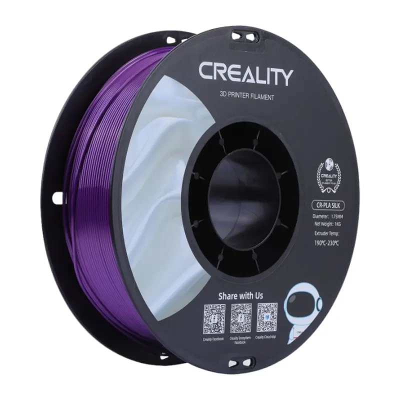 CR-Silk PLA Filament Creality (Purple) - Image 2