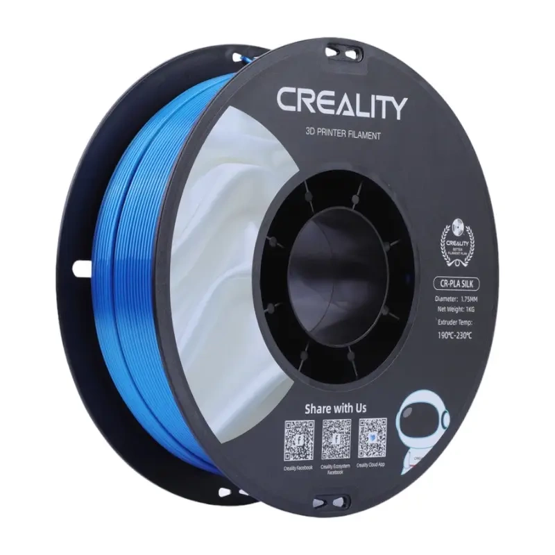 CR-Silk PLA Filament Creality (Blue) - Image 2