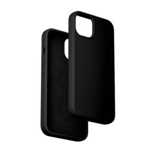 Silicone Case Vention KUFB0-20 to iPhone 15 Plus (black)