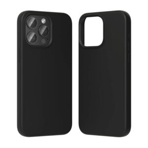 Silicone Case Vention KUFB0-40 to iPhone 15 Pro Max (black)