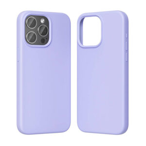 Silicone Case Vention KUFV0-40 for iPhone 15 Pro Max (purple)