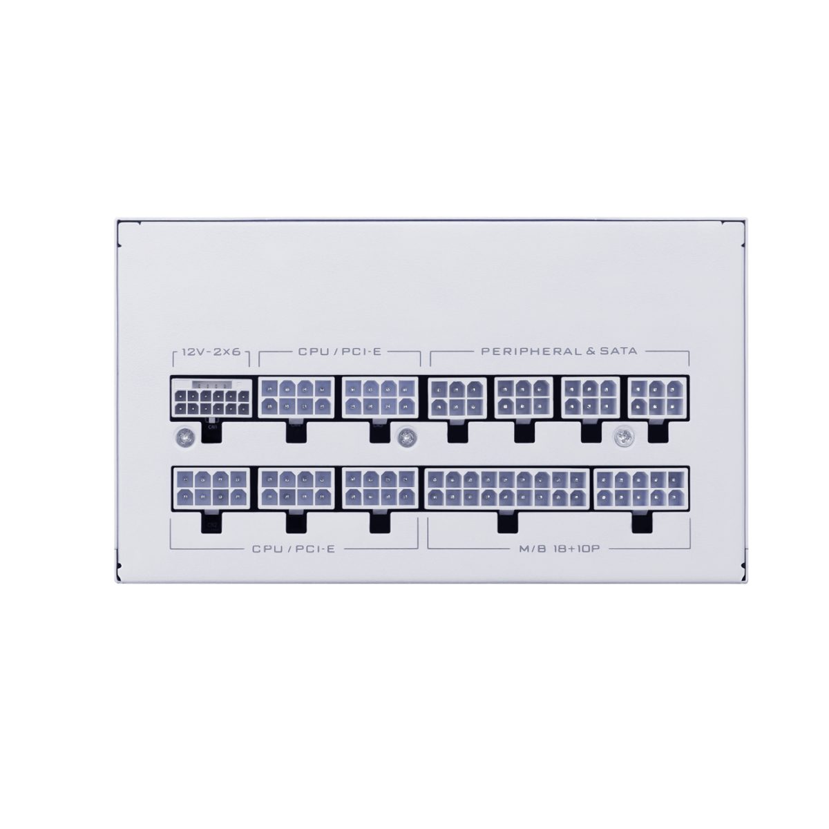 Lian Li SX 1200P White - PLATINUM 1200W - ATX 3.1 - 12V-2x6 - Japanese Capacitor - 10 Years Warranty - Image 5