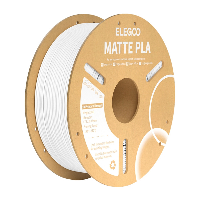 Filament PLA Matte ELEGOO (White) - Image 2
