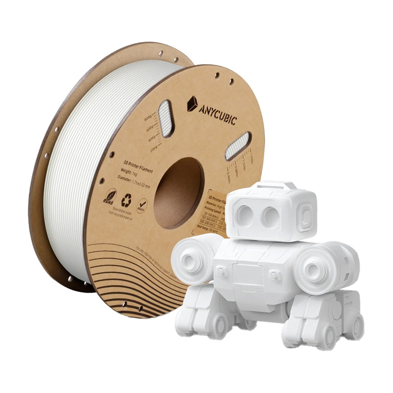 Anycubic PLA High Speed Filament (White) 1 kg - Image 2