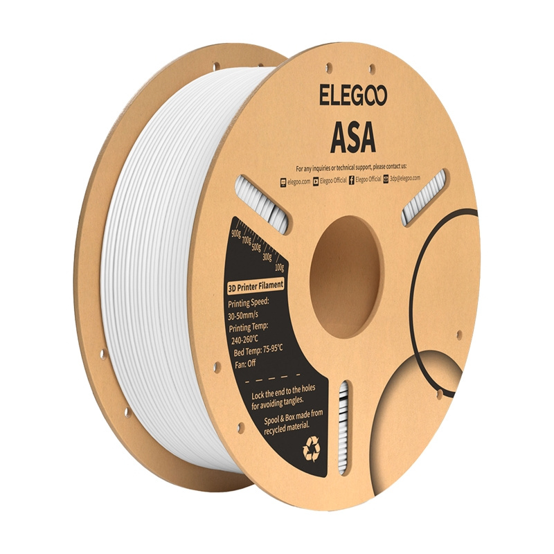ELEGOO ASA Filament (White) - Image 2