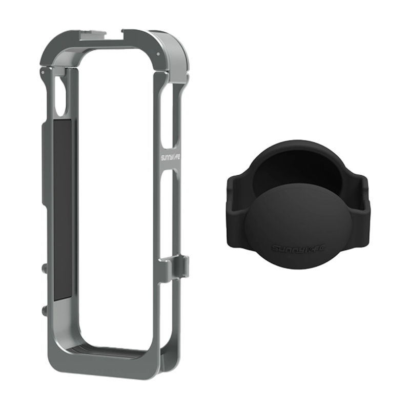 Sunnylife Magnetic Metal Frame with Silicone Lens Cap for Insta360 X5