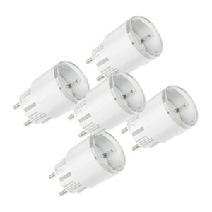 Set of 5 Shelly Plug S MTR Gen3 Smart Outlet (Black)