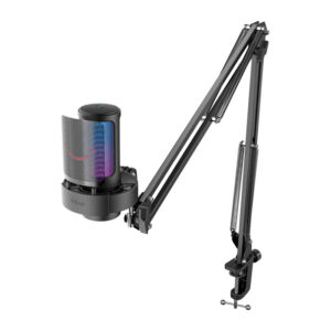 Fifine Condenser microphone A8T with mount (black)