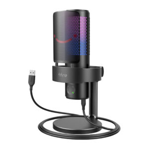 Fifine Studio microphone with stand A9 (black)