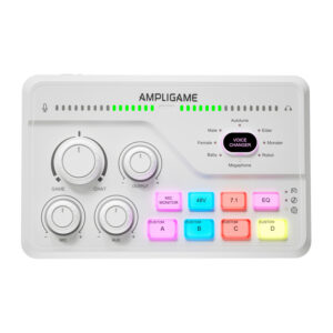 Fifine Gaming mixer SC8W RGB (white)
