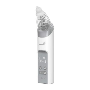 Grownsy Nasal Aspirator with 3 Silicone Tips (grey)