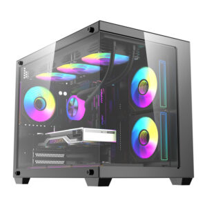 DarkFlash Computer Case B275 Black PRO (+6 Fans)