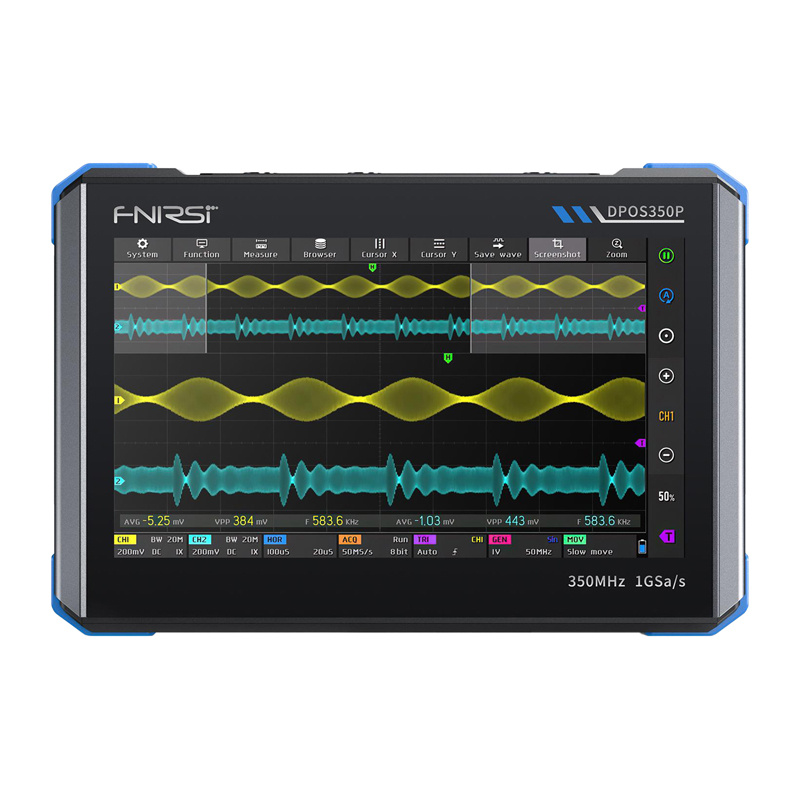 FNIRSI Digital Oscilloscope 4-IN-1 DPOS350P