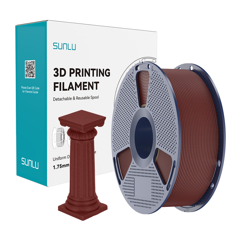 Sunlu Filament PLA High-Speed Marble (brick red)