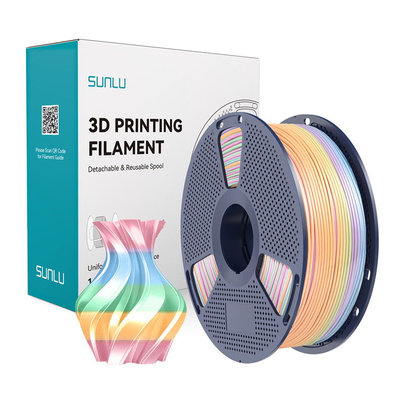 Sunlu Filament PLA+ Silk Rainbow 04