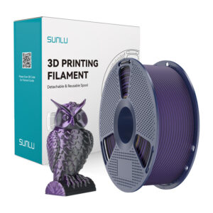 Sunlu Filament PLA+ Silk Dual Color Black Purple
