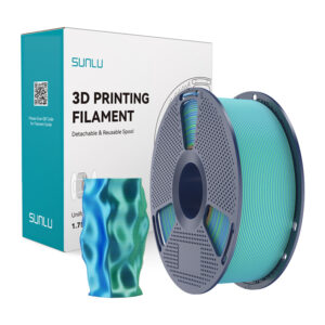 Sunlu Filament PLA+ Silk Dual Color Blue Green