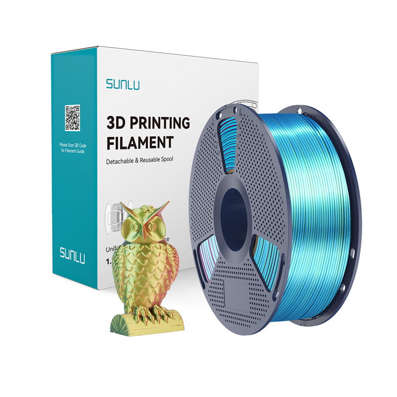 Sunlu Filament PLA+ Silk Tri-Color Red Yellow Green