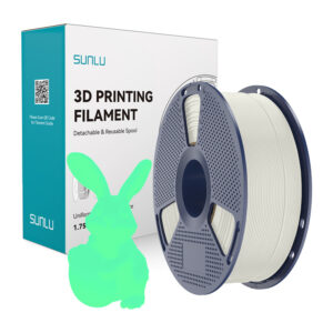 Sunlu Filament PLA Glow In The Dark (White to Green)