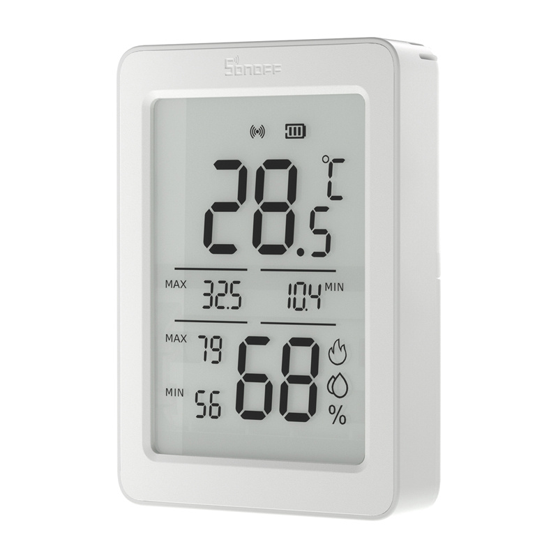 Temperature and Humidity Senso ZigBee LCD Sonoff AirGuard TH SNZB-02DR2