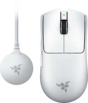Razer VIPER V4 PRO White – Wireless Gaming Mouse – 50g – 8K Polling Rate – 50K DPI – 180h Battery