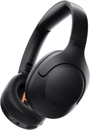 QCY H3 Lite Headset Black - ANC Noise Canceling 40mm drivers 68ms latency - 60h battery
