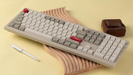 Keychron V6 Max Retro (V6M-R1) QMK/VIA BT/2,4/Wired Custom Mechanical Keyboard Red Switch 100% US - Image 3