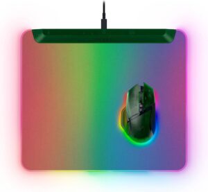 Razer FIREFLY V2 PRO Phantom Green - RGB GAMING MOUSEPAD - USB HUB - BACKLIT LIGHTING