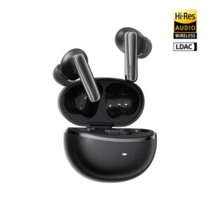 QCY Melobuds N70 ANC Black - 55db TWS Flagship Hi-Res Earbuds LDAC BT 6.0 IPX5 Wireless charge