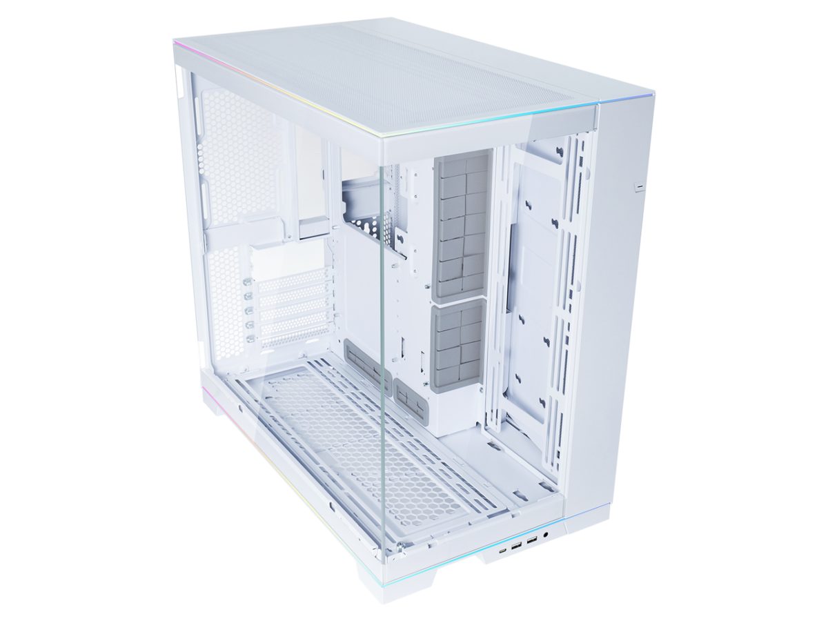 Lian Li O11D EVO RGB White - White EATX(under 280mm)/ATX Columnless Tower PC Case - Image 3