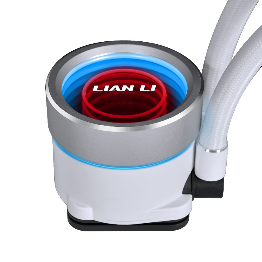Lian Li Galahad II Trinity 240 White - AIO GPU Liquid Cooler with ARGB Fans - Image 5