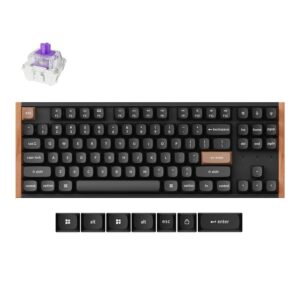 Keychron K8 HE (K8H-F1) Special Wood Edition Wireless Magnetic Hall Effect RGB Keyboard 80% US