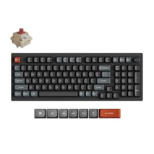 Keychron V5 Ultra (V5U-D1) QMK/VIA Wireless Custom Mechanical Keyboard Red Switch RGB 96% US