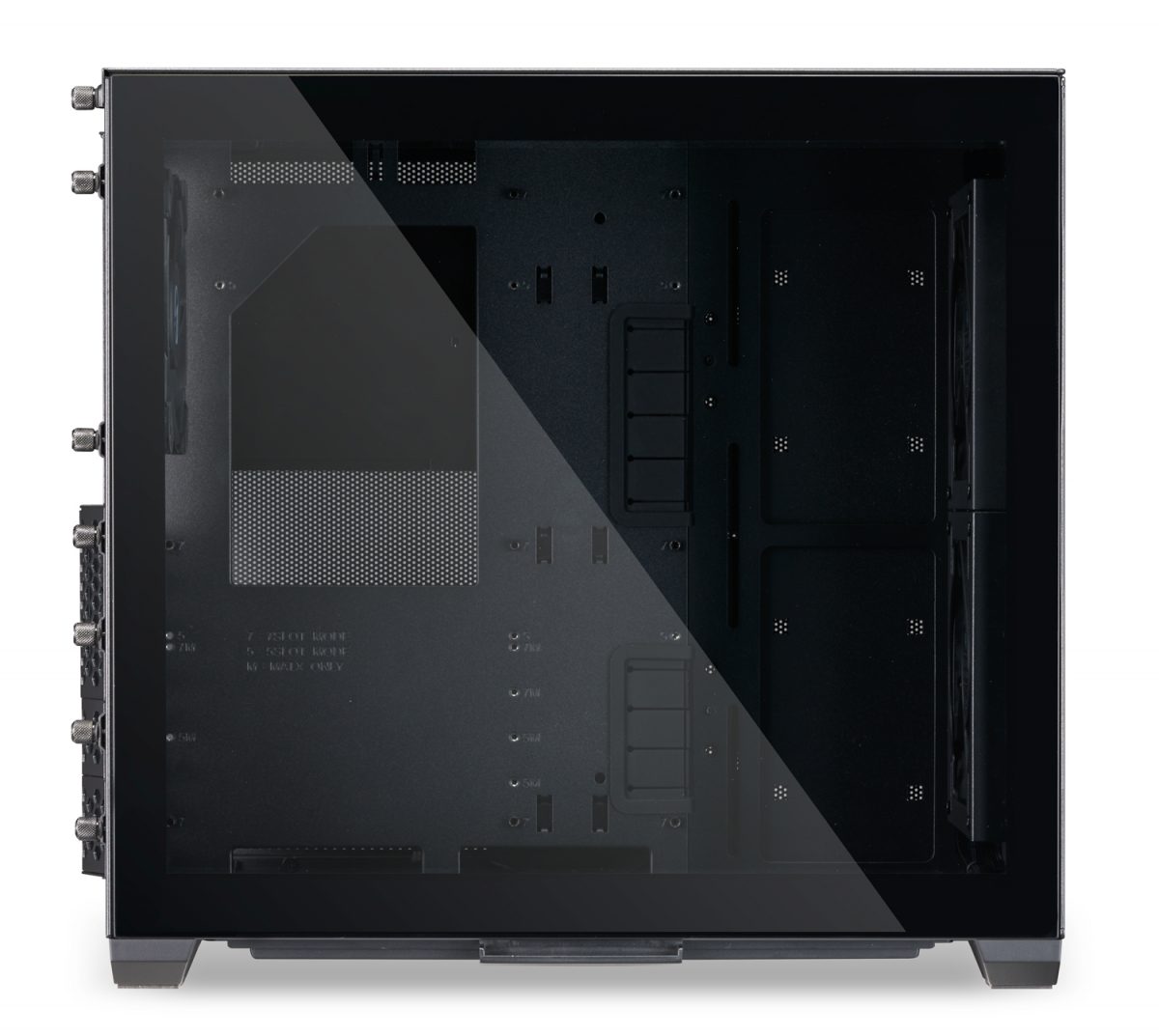 Lian Li O11 AIR MINI Black PC Case ATX / M-ATX with 3 standard Fans (front 120mmx2, rear 120mmx1) Me - Image 3